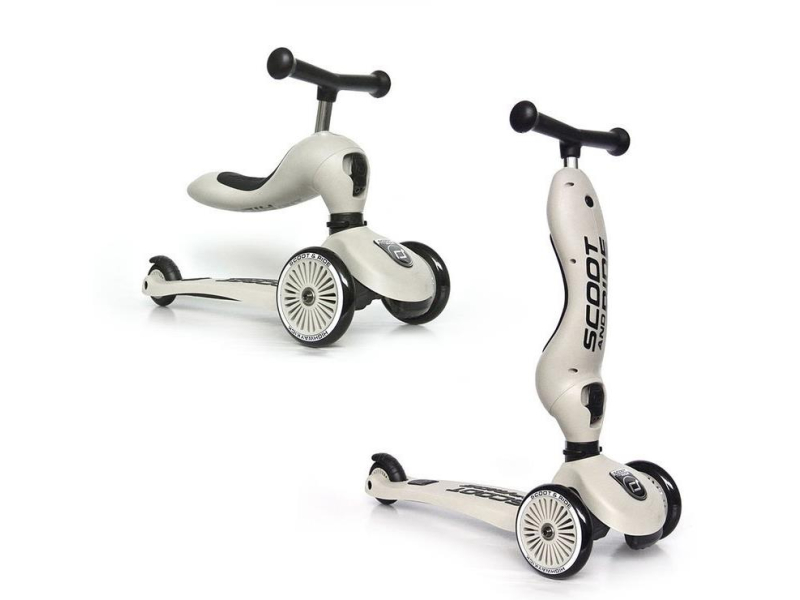 Scoot & Ride Highwaykick 1 Jeździk i hulajnoga 2w1 Ash